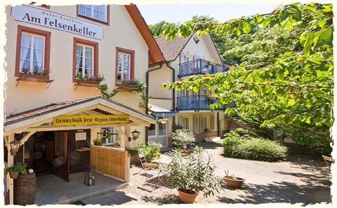 Hotel-Bio Gasthaus Am Felsenkeller Щауфен им Брайсгау Екстериор снимка